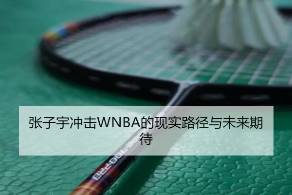 张子宇冲击WNBA的现实路径与未来期待